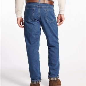 Men’s Lined L.L. Bean Jeans